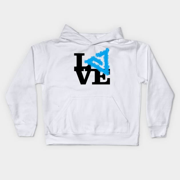 Love Aard!! Kids Hoodie by Daltoon